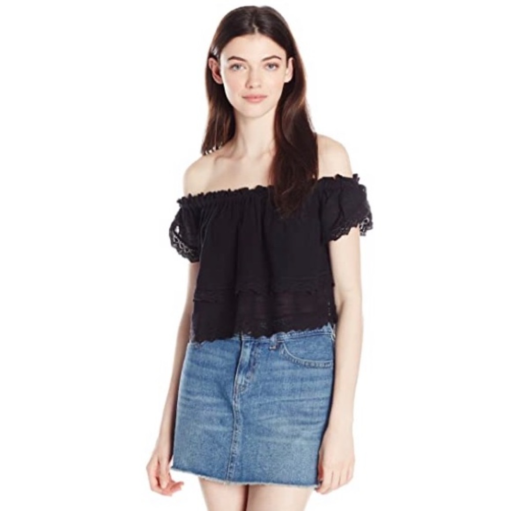 NWOT Rip Curl Black Atlas Top sz L